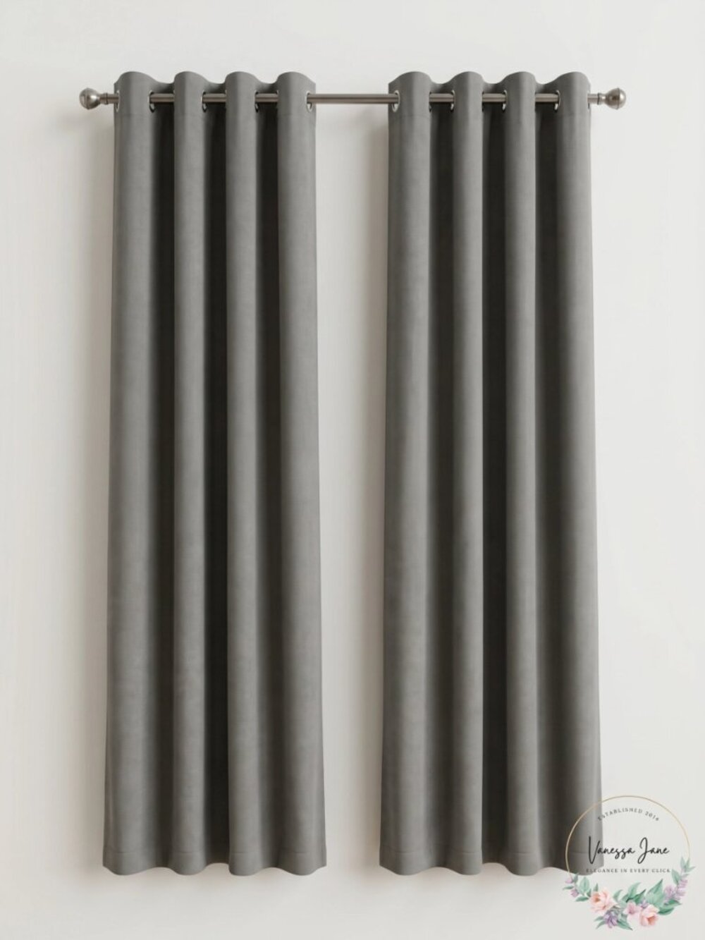 SUN Zero Grant 54″ x 95″ Grommet Top Curtain Panel